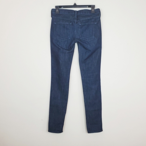 J. Crew Toothpick Mid Rise Dark Wash Jeans A20-10 - Picture 2 of 6